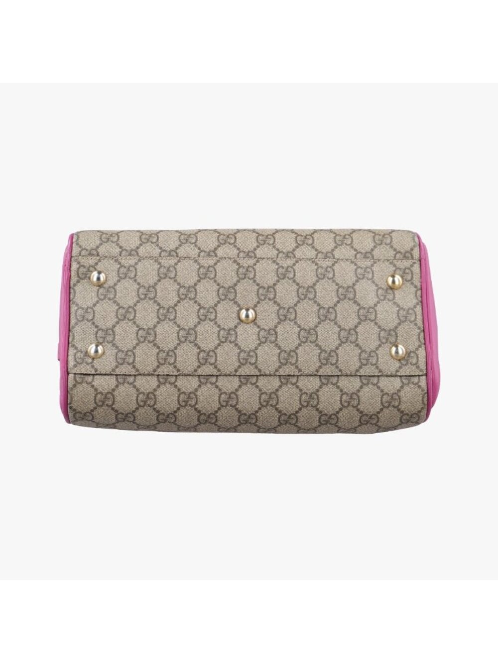 Gucci GG Supreme Beige Red Pink Canvas Travel - Picture 3 of 15